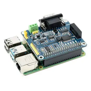 Raspberry Pi с изолированным разъемом RS485 RS232 для расширения шляпы SPI Control