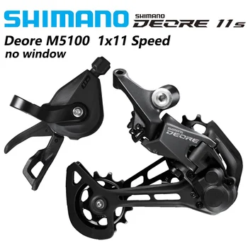 SHIMANO DEORE M5100 11S Переключатель SHADOW RD-M5100 SGS 1x11S SL-M5100-R RD-M5120 11 Скоростной Горный велосипед MTB Bicycle 11v