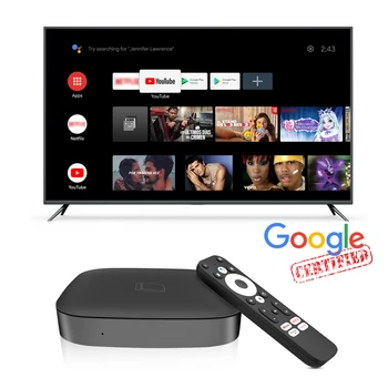 Smart Android 11 Сертифицированный Netflix Google Двойной Wifi С поддержкой Bluetooth Amlogic S905Y4 ARM Голосовой Ассистент IPTV Google TV Box