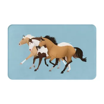 Spirit Riding Free Group-Лошадиный Рампейдж Дверной Коврик Коврик Для Ног Домашний Коврик Spirit Ridingfree Верховая Езда Скачущие Лошади