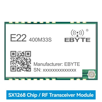 SX1268 433 МГц 33dBm LoRa RF Модуль SMD IPEX Отверстие Для Штамповки 2 Вт E22-400M33S 16 КМ Беспроводной Передатчик и Приемник Данных Дальнего Действия