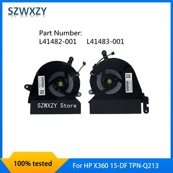 SZWXZY Новый Оригинальный Вентилятор Охлаждения ноутбука HP Spectre X360 15-DF TPN-Q213 L41482-001 L41483-001 100% Протестирован Быстрая Доставка