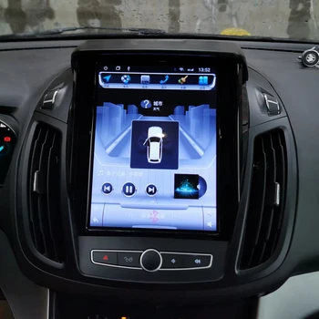 Tesla Screen Стерео С Экраном Для Ford C-max 2012 Для Ford Kuga Для Ford Escape Android 13 GPS Навигация Автомобильное Радио Мультимедиа