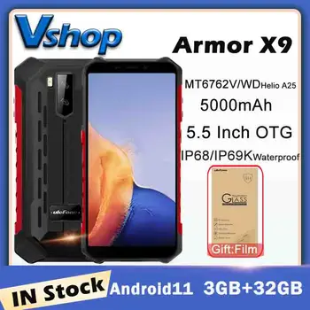 Ulefone Armor X9 IP68 / IP69K Водонепроницаемый Прочный Мобильный Телефон 3 ГБ 32 ГБ 5,5 