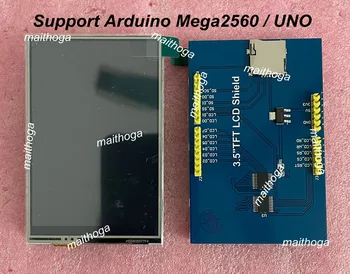 UNO Mega2560 3,5-дюймовый 20-контактный HD TFT ЖК-экран с печатной платой (Сенсорный/Без касания) ILI9486 IC 16-битный параллельный интерфейс 320 (RGB) * 480