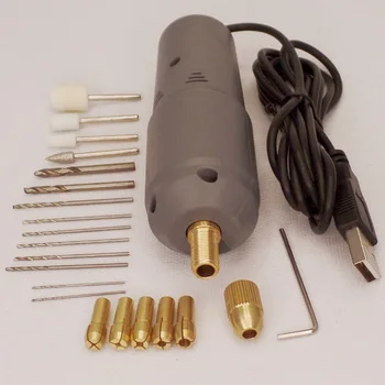 USB Мини-электрическая дрель, Многофункциональная Электрическая полировальная машина, Портативный ручной вращающийся инструмент, Ручка для гравировки, Электроинструменты для дома