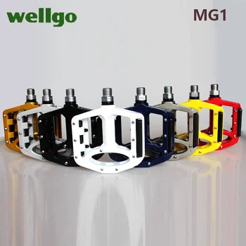 Wellgo MG1 MG-1 Подшипниковые педали Магниевая Ось Шпинделя Горный BMX mtb Велосипед Платформа Педали педаль велосипеда запчасти для велосипеда