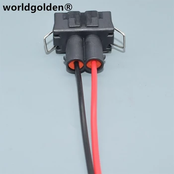 worldgolden 2-контактный разъем 6,3 мм 357 951 772 Автомобильный разъем звукового сигнала для VW
