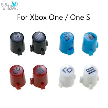 YuXi Home Button Start Return Back Ремонтная деталь для Xbox One / One S Slim Ones Руководство по просмотру меню Клавиша с логотипом геймпада