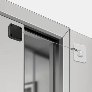 Автоматический дверной доводчик без перфорации Soft Close дверные доводчики для раздвижных стеклянных дверей весом 500-1000 г Оборудование для натяжного закрывающего устройства