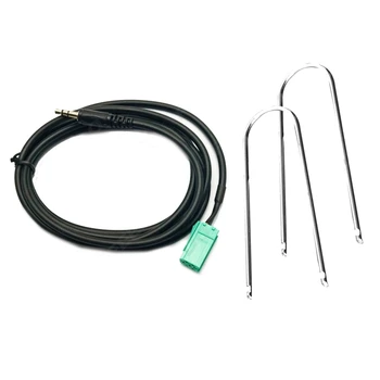 Автомобильный стерео вход Aux Автомобильный кабельный адаптер 3,5 мм для плеера, совместимый с {1}