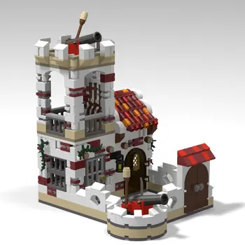 Авторизованный набор строительных блоков MOC-72193 Pirate Prison в средневековой тематике MOC (1592 шт.)