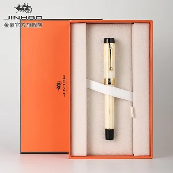Авторучка JINHAO из 100-летней смолы, многоцветная чернильная ручка с тонким пером и конвертером для деловых офисных ручек для письма, новинка