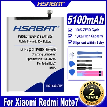 Аккумулятор HSABAT BN4A емкостью 5100 мАч для аккумуляторов Xiaomi Redmi Note 7 / Redmi Note 7 Pro