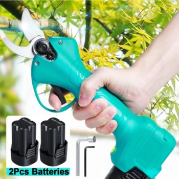 Аккумуляторный электрический секатор 21 В Бесщеточные Эффективные садовые ножницы для обрезки ветвей деревьев Бонсай с батареей Makita