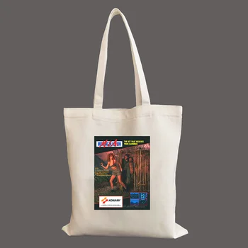 Аркада Отсутствует в действии, холщовая сумка MIA Hot Sexy Girl, повседневная сумка для покупок, индивидуальная сумка-тоут большой емкости, женская холщовая сумка