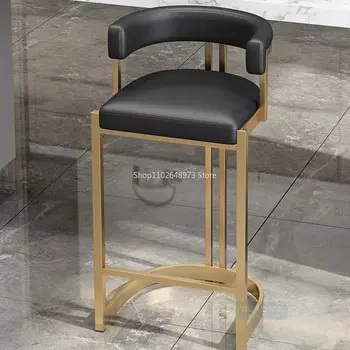 Барные стулья, обеденные стулья с акцентом, Бархатные современные обеденные стулья в скандинавском стиле, Дизайнерская Складная мебель Barhocker Sillas Comedor