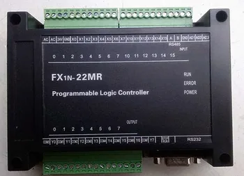 Бесплатная доставка PLC 51 промышленная плата управления FX1N 22MR/22MT модуль 220V, скачать онлайн мониторинг 485