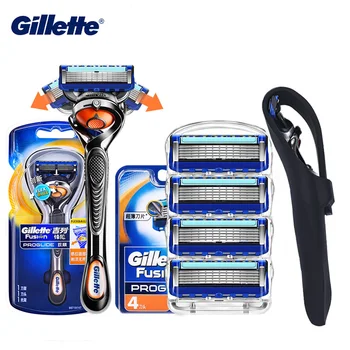 Бритва Gillette Fusion 5 Proglide с технологией гибкой ручки FlexBall для ручного бритья, для мужчин, для удаления волос на лице, для заправки лезвий бритвы