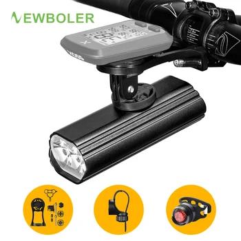 Велосипедный фонарь 1800 люмен, подъемная фара, Многофункциональный держатель, мощный фонарик, USB-зарядка, светодиодный передний фонарь для велосипеда Garmin
