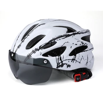 Велосипедный шлем Унисекс, Велосипедный шлем для горной дороги, снаряжение для безопасности верховой езды для взрослых, Магнитные Очки, шлем, Мотоциклетный шлем