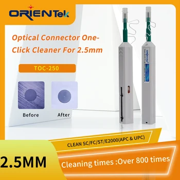 Высококачественный Оптовый Инструмент Для Очистки Оптического Волокна TOC-250 Orientek Для Разъема SC FC ST E2000 Optical Smart Cleaning Tool