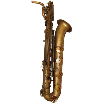 Высококачественный профессиональный винтажный баритоновый саксофон Eb с никелевым тоном