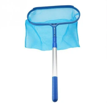 Глубокая сумка для бассейна Грабли для листьев Сетчатый Скиммер С телескопическим Шестом Инструмент для чистки