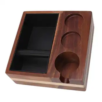 Деревянная коробка для взбивания кофе 4 в 1, контейнер для кофейной гущи, эргономичный для ресторана