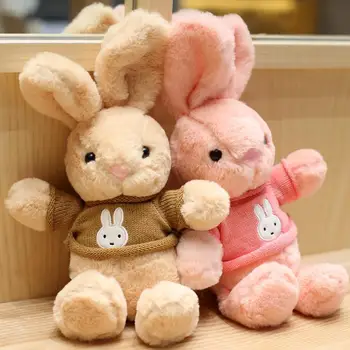 Детские подарки милый кролик плюшевые игрушки мультяшные животные, одетые в длинноухого кролика мягкая кукла-компаньон для сна