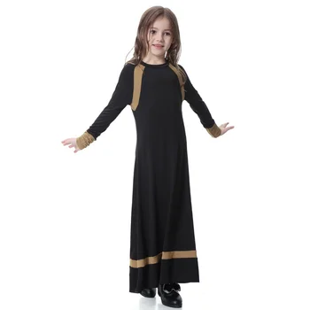 Длинные платья для девочек, детское платье с рукавами, летняя одежда 2023, Повседневная подростковая одежда на 3-8 лет