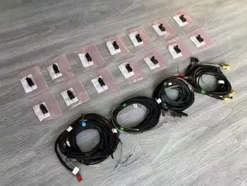 Для Audi Q8 многоцветные кабели рассеянного света 14 ламп