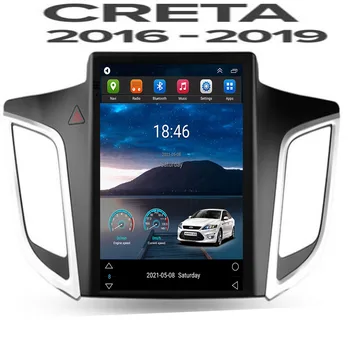 Для Hyundai Creta IX25 2015-2035 Для Tesla стиль экран Автомобиля Радио Мультимедийный Видеоплеер Навигация GPS Android Без 2din 2 din