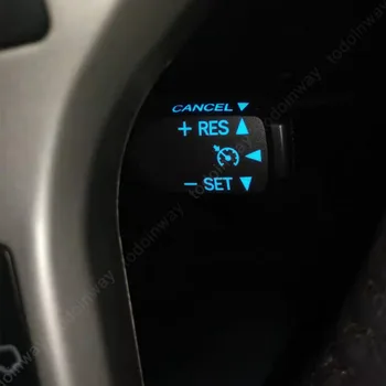 Для Lexus ES300 ES350 GS450H Льдисто-Голубой С Подсветкой Переключатель Круиз-контроля Рулевого Колеса Ручка Дооснащения салона 45186-47030-B0