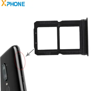 Для Oneplus 6, лоток для двойной SIM-карты, держатель адаптера SIM-карты, запасная часть для OnePlus 6 (черный)