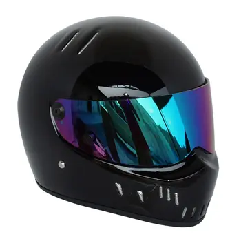 Для классического мотоциклетного шлема STIG Полнолицевый картинговый шлем Для белого мотоциклетного гоночного шлема Simpson Сертификация DOT