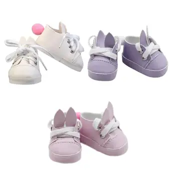для кукольной обуви Обувь с мультяшными животными-кроликами для кукол Мини-игрушечная обувь для 1/4 Acc Dropship