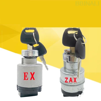 Для экскаватора HITACHI ZX EX120/200/240-1-2-3 С непосредственным впрыском электроэнергии выключатель зажигания электрического дверного замка starte