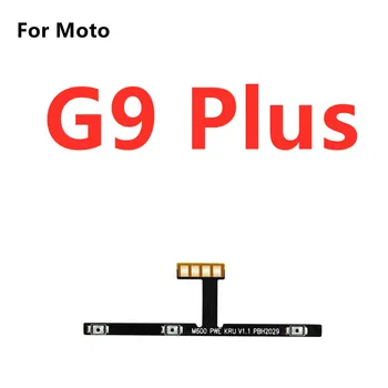 Запасная часть Кнопка включения/выключения громкости, гибкий кабель, лента для Motorola Moto G9 Plus Play
