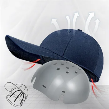 Защитный шлем, подкладка для защитной шляпы, вставка из полиэтилена, легкая подкладка для защиты от столкновений, бейсбольная кепка для защитного шлема