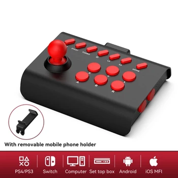 Игровой джойстик Проводной-Bluetooth-совместимый/с подключением 2.4G, Качалка для аркадной игровой консоли для PS3-PS4/Switch-ПК/Android-iOS/TV X3UF