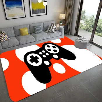 Игровой контроллер Ковер Аниме-геймера, коврик для большой двери в прихожую, коврик для коридора, коврик для ванной комнаты, для спальни, гостиной, игровой комнаты