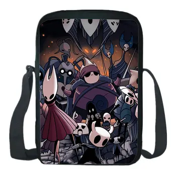 Игровой рюкзак Hollow Knight, повседневная сумка через плечо, диагональный маленький рюкзак, легкая сумка-мессенджер для мальчиков и девочек, мини-сумка для телефона