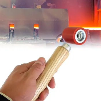 Инструмент для сварки горячим воздухом силиконовой кровли ПВХ Горячий Силиконовый ручной ролик Высокотемпературный Прижимной ролик для соединения вручную