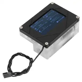 Интеллектуальный монитор водяного охлаждения Цифровой экранный дисплей Расходомер Термометр Индикатор процессора для системы водяного охлаждения ПК
