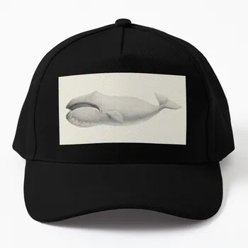Кит - гренландский кит от Чарльза Мелвилла Скаммона. Бейсболка с капюшоном, изготовленные на заказ шляпы, женская пляжная распродажа 2023, мужская