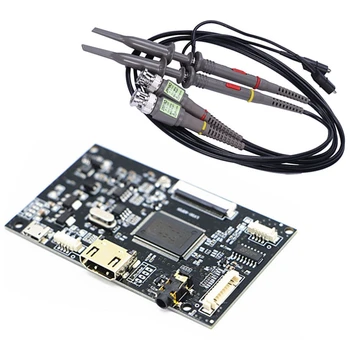Комплект из 2 комплектов Датчиков Осциллографа P6100 100 МГц с возможностью переключения 10:1 и 1:1 и 1X HDMI + Аудио 40Pin ЖК-драйвер Платы контроллера