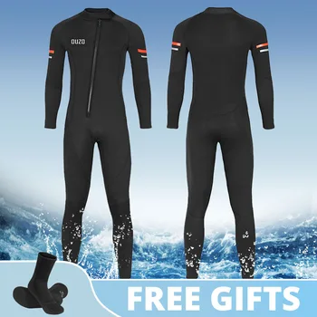 Костюм для подводного плавания для мужчин, гидрокостюм для серфинга, подводной рыбалки, кайтсерфинга, купальники, гидрокостюм для взрослых 1,5 мм
