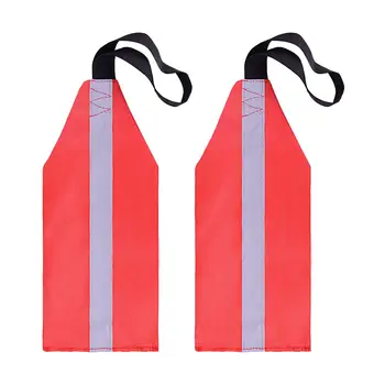 Красный флаг безопасности каяка, Предупреждающие флажки для буксировки каноэ, Предупреждающие Флажки для груза каноэ в условиях ночной и плохой видимости, Защитные Аксессуары