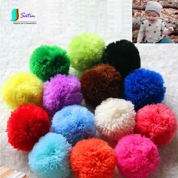 Красочный плюшевый шар для украшения детской одежды/свитеров, кашемировый плюшевый шар для украшения одежды своими руками S0558H